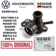 Volkswagen VW EA888.2 Water Connection Cylinder Head Coolant Flange Golf MK6 2.0 Passat B7 CC Sharan