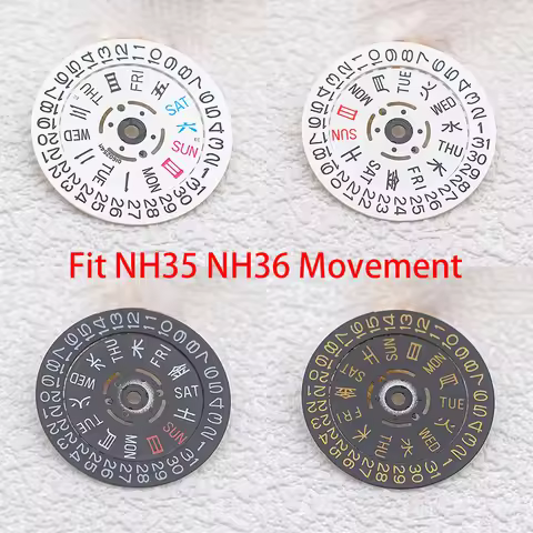 NH34 NH35 NH36 Movement Kanji Dial Movement Date Week Wheel Crown at 3.8/4.1 SKX007 Tuna Watch New B
