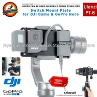 Ulanzi PT-6 Smartphone Gimbal Adapter Stabilizer Mic Adapter Original For GoPro 6-7