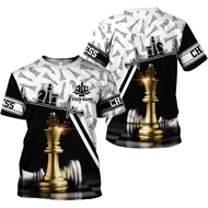 Personalized Name Chess 3D Full Color Shirt, Custom Name Chess 3D Shirt for Men