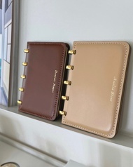 金環扣活頁真皮筆記本