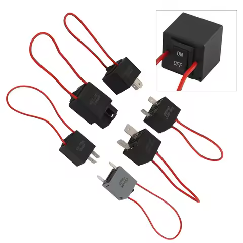 6pcs 9038A Relay Bypass Switch Relay Tester Bypass Switch Kit With Amp Loop Car Accessories Interior