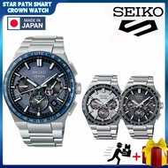 100% Original Three Eyes Seiko ASTRON Sports Jam Tangan Lelaki Bezel Men stainless steel Japan quart