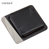 European Creative Heat Insulation Pad Waterproof Pad PU Saucer Coaster logo Tea Water Printable Hard