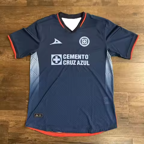 Summer Cruz Azul Third Jersey 24/25 Men Football Soccer Round Neck Jersey Breathable Quick-Drying Te