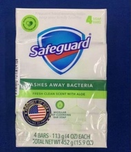 สบู่ก้อน safeguard เป็นสินค้านำเข้าจากอเมริกา  ของแท้ 100 % ขนาด 120กรัม × 3 ก้อน