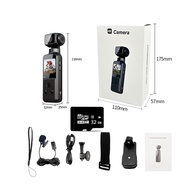 DJI เทคโนโลยีเดียวกัน WiFi Pocket Camera กล้องแอ็กชัน กลางแจ้ง270° หมุนได้ กับซองกันน้ำ 5K 4K HD Act