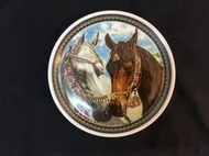 摩登柑仔店-Royal Doulton 雙駿馬骨瓷裝飾盤