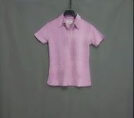 Pret-a-porter粉紫色絨毛短袖針織上衣 B0110【點點藏物】