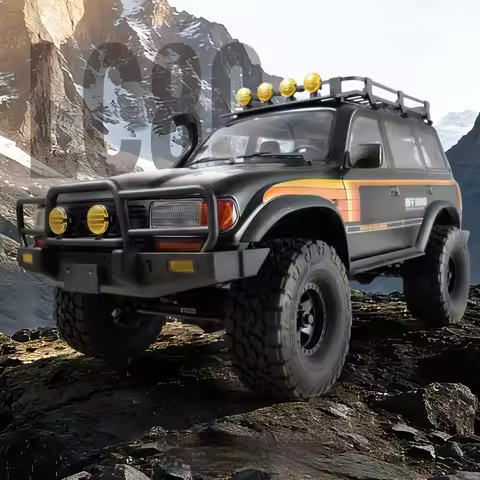 FMS 1/10 LC80 RC Climbing Car Pro V2 FCX10 Brushless Metal Tooth Waterproof Simulation Off Road Vint