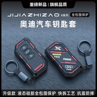 [Lightweight and form-fitting]Suitable for Audi A4L Key cover A6l Car Protective Cover A7 A3 q5 Q7Up