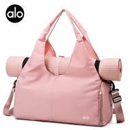 W-6&amp; Alo yogaYoga Fitness Bag Travel Buggy Bag Shopping Bag Large Capacity Foldable Storage Yoga Mat Bag PLUT