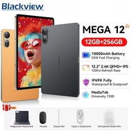 Blackview MEGA 12 5G Tablet 12.2" 2.4K 120Hz Display 50MP+13MP Camera 10000mAh Battery Dimensity 720