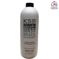 KASIBAO KSB BRAZIL ACAI BERRY Hydrolyzed KERATIN Steamer restores severely damaged hair 1000ml.TT