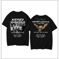 T-shirt Morning - kaos Band Avenged Sevenfold Life Is But A Dream Tour asia [Sale] Ax7