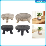 [Ahagexa] Plant Display Stand, Flower Pot Holder, Flower Pot Holder, Wooden Planter Stool for Home