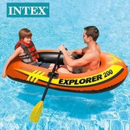 INTEX58331 原廠探險者2人充氣船 釣魚船185公分*94公分*41公分承重95公斤 送修補貼