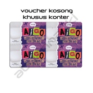 Isi 400 pcs / 100 lembar Voucher Axis kosong Tanpa kuota khusus untuk konter pulsa