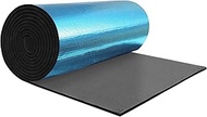 X AUTOHAUX 787mil 20mm 5.39sqft Car Sound Deadener Mat Aluminum Foil Heat Shield Material Self Adhes