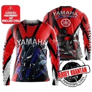Baju Yamaha Xmax Long Sleeve Jersey  Racing Shirt Jersey Dirt Bike Riding Top MTB Long Sleeve Jersey