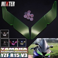 Motorcycle Accessories ABS Headlight Protector Screen Protective Cover Headlamp Shield For YZF R15 V