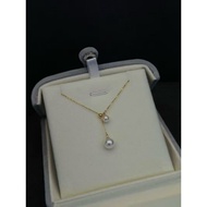 Natural Double Bead akoya Necklace