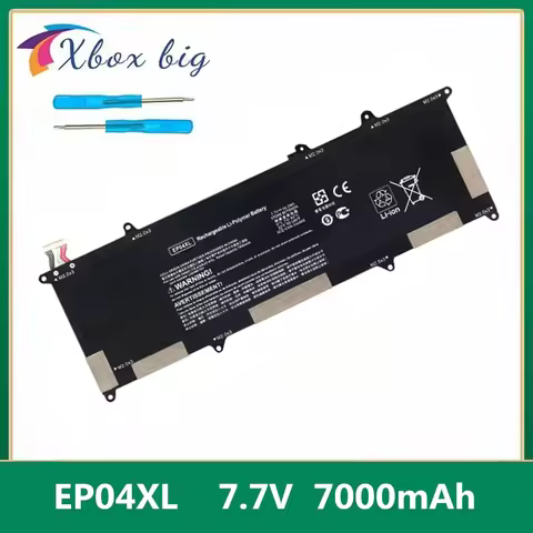 New 7.7V 56.2WH 7000mAh EP04XL Laptop Battery For HP Elite Dragonfly G1 G2 HSN-I32C HSTNN-DB9J HSTNN
