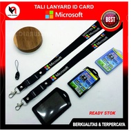 MICROSOFT Lanyard, ID Holder Strap, 2-Sided Print Logo, Full Color Exclusive