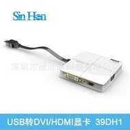 【秀秀】USB3.0轉DVI HDMI VGA 外置顯卡 USB多屏顯卡 帶千兆網卡功能