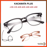 MATA Elastic Nearsightedness Reading Glasses Plus/ Presbyopia/ +1 +1.5 +2 +3 +4 Old Eyes Cylinder/ L