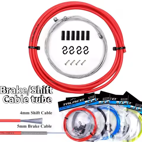 2m/2.5m Bicycle Brake /Shift Cable Tube Case Kits 4mm/5mm Mountain Road Bike Brake/Shift Derailleur 