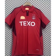 Fan version 2526 Aberdeen home football sports jersey short sleeved T-shirt AAA+S-4XL