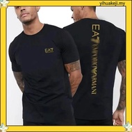 100% Original  Armani Baju-T lelaki Exchange classic original round neck high quality cotton A|X T s