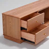 LD926Nordic Solid Wood TV Cabinet Living Room TV Stand Storage Cabinet Small Apartment Side Cabinet 