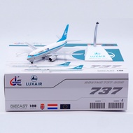 Air Jcwings 1: 200 Alloy Airplane Model Lucwings Airlines Boeing B737-500 LX-LGO