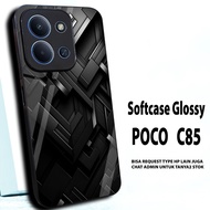Case hp poco/S8 glossy soft case poco C85/Casing poco C85/ can request other types