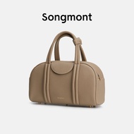 【hot sale】Songmont Medium Bowling Bag Boston Bag One Shoulder Handbag