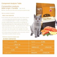 ✟﹍┇[Double standard anti-counterfeiting] Original imported Acana cat food chicken ocean deep-sea fish 5.4kg