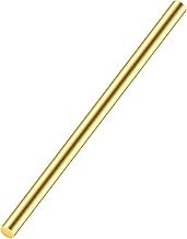 DYWISHKEY 1 Pieces 12 inches 15/32 inch/12mm Brass Rods, Brass Round Stock Lathe Bar Stock for DIY C