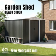 Outdoor garden Storage metal shed large backyard Storage Setor Laman Besar outdoor Garden Shed Cabin