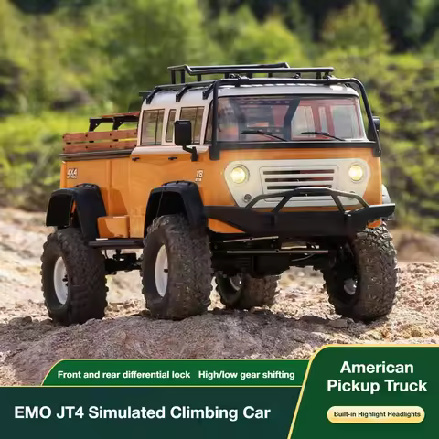 CROSSRC EMO JT4 RTR Simulation Climbing Truck 4WD Off-Road RC Remote Control Electric Model Car Two-