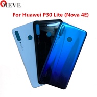 online 1Pcs Glass Back Battery Cover For Huawei P30 Lite (Nova 4E) MAR-LX1M MAR-AL00 MAR-TL00 Rear D