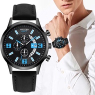 Men Luxury Stainless Steel Watch Quartz Business Calendar Wristwatch New relogio masculino YOLAKO wa