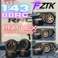 RC Drift Racing Rims 1:43 88RC BY FZTKid 1 set