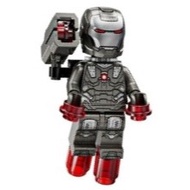 Original Lego Marvel Super Heroes - War Machine (Pearl Dark Gray & Silver Armor, Ingot, Shooter) 763