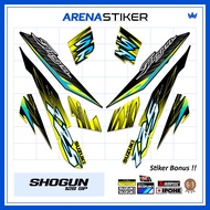 SH09c Sticker SUZUKI Shogun 125 Sp Sticker Striping Lis Shogun 125 Retro Variation Racing LineDesign