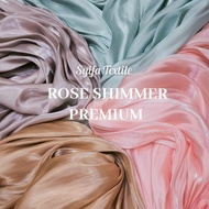 ✅ Shimmer Fabric Shimmer Silk Fabric/ ROSE SHIMMER/ Shimmer Fabric/ Premium Shimmer Silk Fabric/ Shi