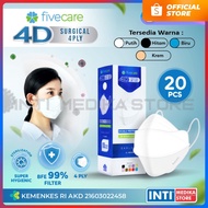 FIVECARE - Masker 4D Medis 4 Ply | Surgical Mask | Masker Earloop