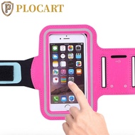 PLOCART Phone Bag Outdoor 5.5/6.3/7 inch Gym Armbands Universal Phone Holder Zipper Sports Armband