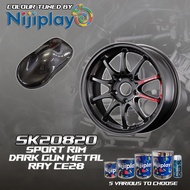 AIKKA SK20820 DARK GUN METAL * RAY CE28 2K SPORT RIM PAINT